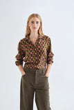 ABERDEEEN OLIVE/PINK BUTTONDOWN