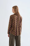 ABERDEEEN OLIVE/PINK BUTTONDOWN