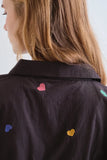 CANDY HEARTS EMBROIDER BUTTONDOWN COMPANIA