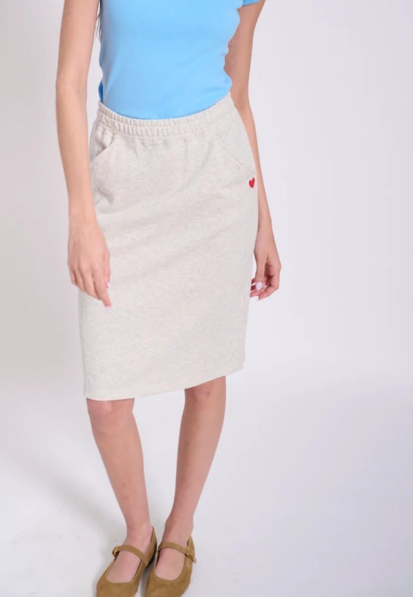 KASIA EGGSHELL MID SKIRT 🇨🇦