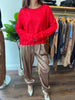 LAKE ONTARIO RED SWEATER
