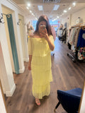 BIA SILKY TIER YELLOW MAXI