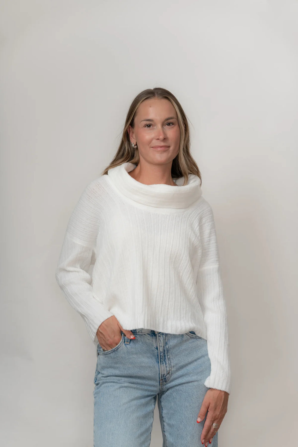 COCO COWL BLANCA RECYLED YARN