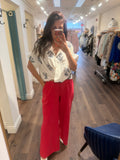 DUNDAS RED LIGHT WEIGHT PANTS