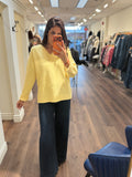 LEMON ICING VNECK SOFT SWEATER
