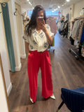 DUNDAS RED LIGHT WEIGHT PANTS