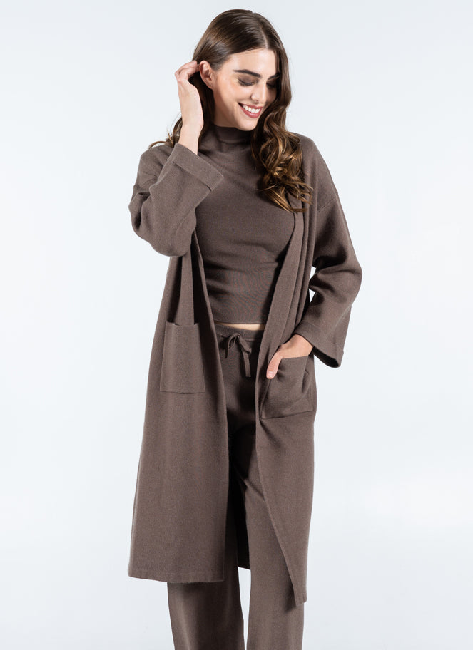 WIDE LEG WALNUT CAPE COD PANT