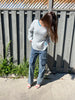 BLUE JAY STAR GREY CABLE VNECK