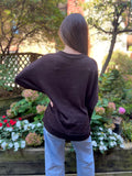 8TH ST BROWN HACCI DOLMAN TUNIC