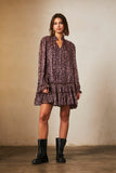 SANDY PAISLEY LUREX BOHO DRESS