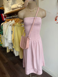 YOLK SMOCK DUSTY PINK TUBE DR