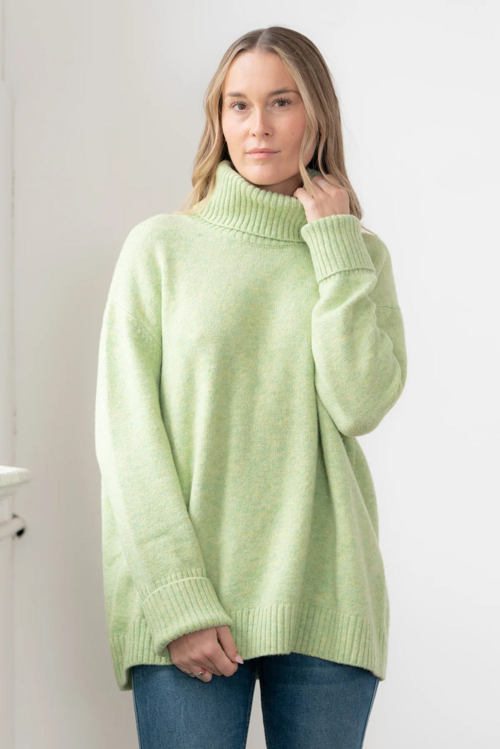 DOG WALKER ICE LIME TNECK RECYCLED