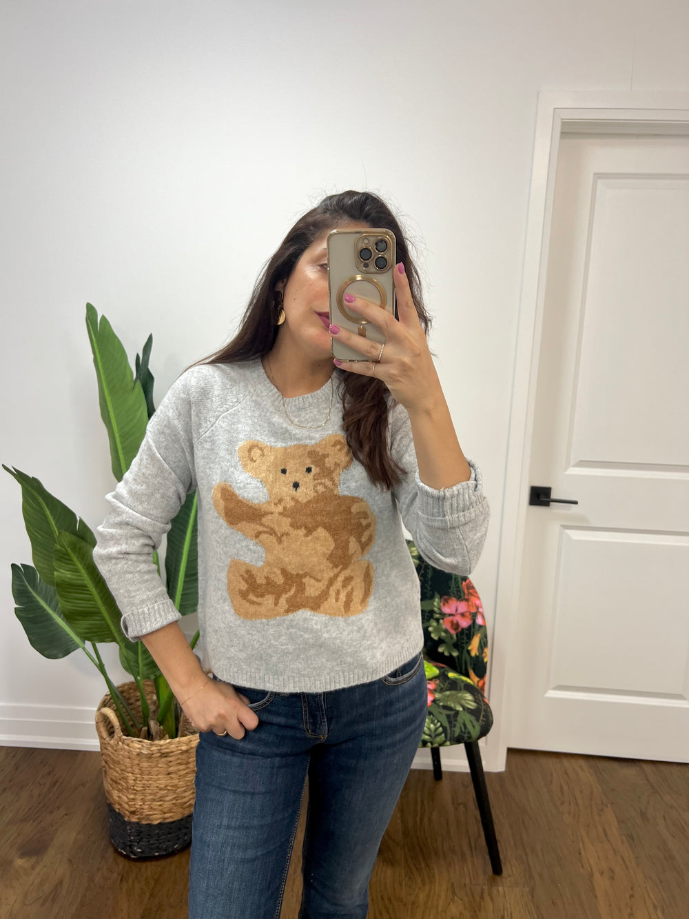 TEDDY IT'S A GREY DAY SWEATER