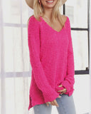 POPCORN PINK OVERSIZE LONG SW
