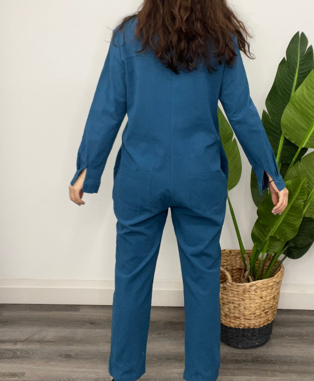 THE MAYFLOWER STEEL BLUE COVERALL