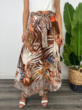 THE BIG BROWN JUNGLE SKIRT W/SASH