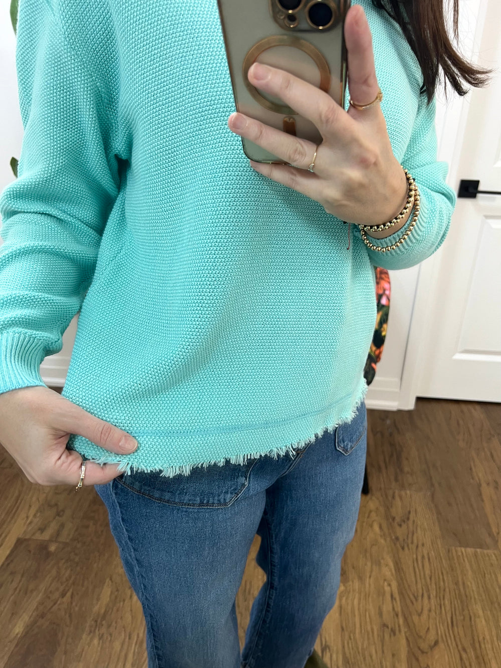 SPARROW AQUA MIX SWEATSHIRT MADEINCANADA