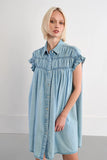 BICYCLING DENIM WIDE DR W/CINCH