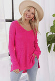 POPCORN PINK OVERSIZE LONG SW