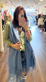 VENZA DENIM BLUE SCARF