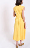 MAYA YELLOW MIDI DRESS MADE IN CANADA🇨🇦