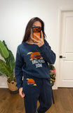 AIRPLANE MODE NAVY SWEATSHIRT
