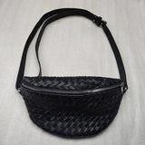 PARKER LEATHER WEAVE CROSSBODY