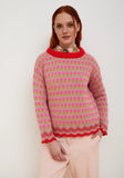NEON PINK TULIPS WOOL DR BLOOM SW