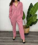 THE MAYFLOWER DUSTY ROSE COVERALL