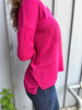 "YOU'RE TOO GOOD" MAGENTA KNIT TOP