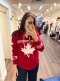 CANADA RED HOCKEY SWEATER