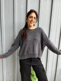 1954 ZIP SIDE MINERAL COTTON SWEATER