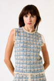 NIKA TWEED KNIT S/LESS