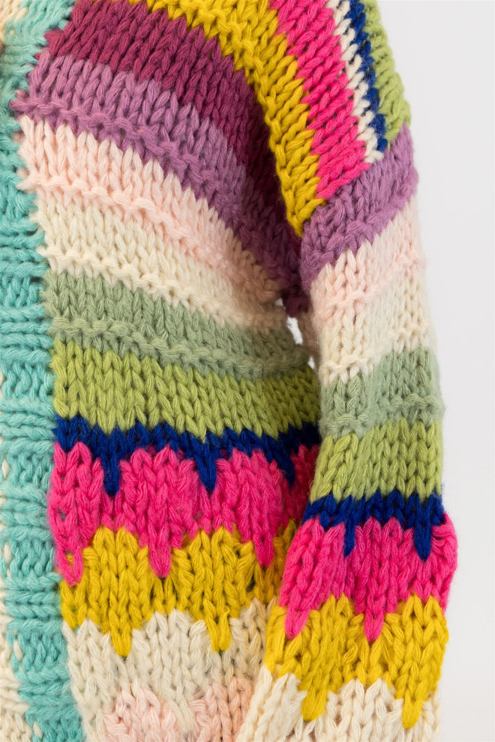 HAVEN RAINBOW STRIPE CARDIGAN