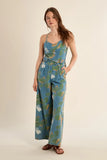 MS VICKI FLORAL DENIM JUMPER