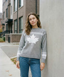 TRUE MAPLE SWEATER GREY  MADEINCANADA