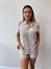 PUERTA TAUPE DENIM VH ROMPER