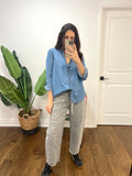 KATE FADED GREY LEOPARD BARREL