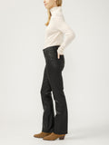 CLUB COATED SUKI SLIM BOOTCUT BLACK JEAN