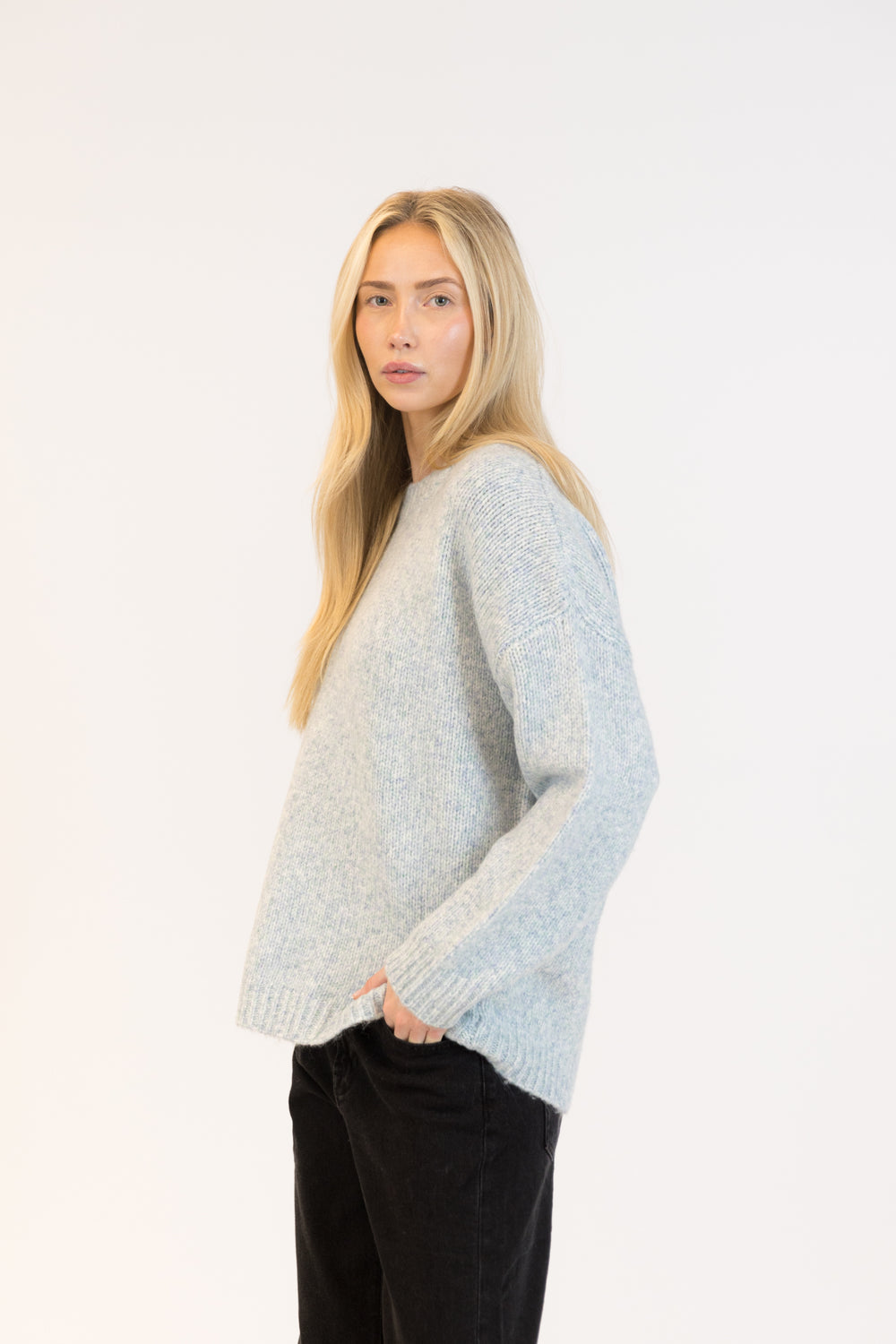 OPAL LIGHT BLUE GREEN PULLOVER