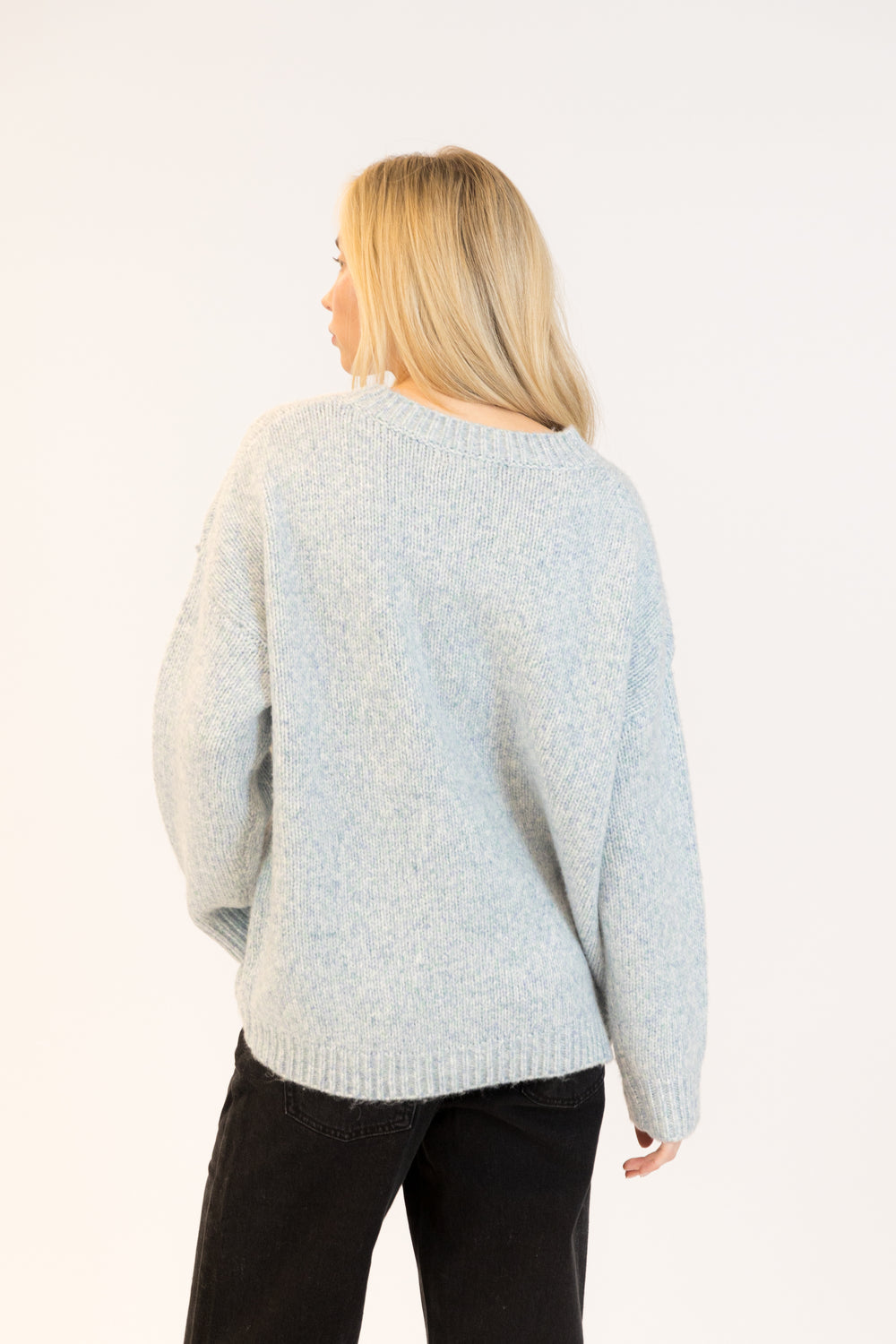 OPAL LIGHT BLUE GREEN PULLOVER