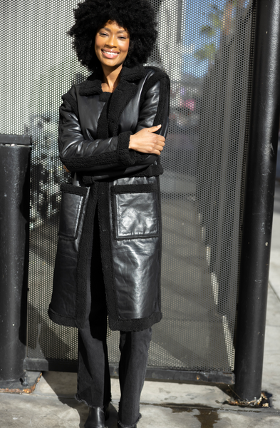 TALI 4 IN 1 LEATHER SHEERLING JACKET