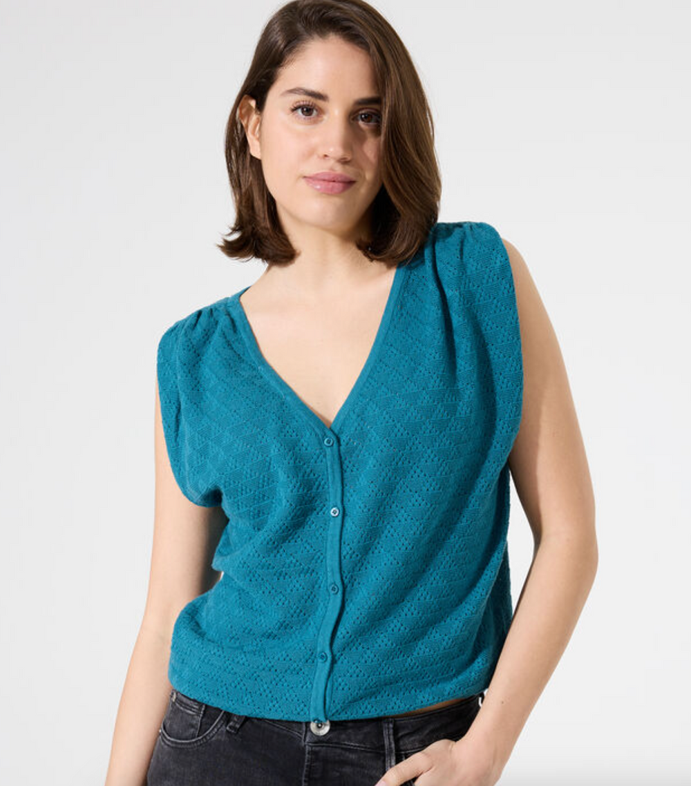 TACOMA TEAL BUTTON REVERSIBLE