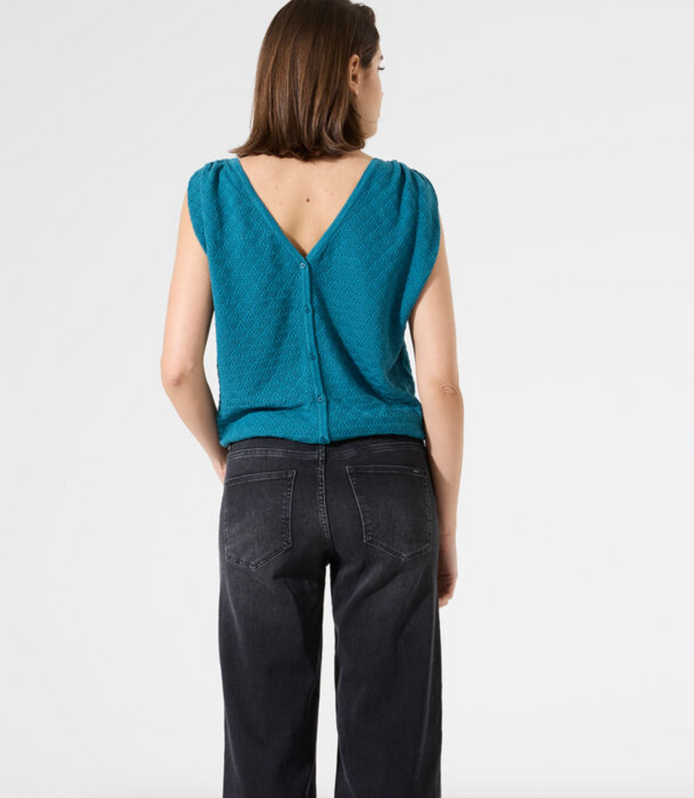 TACOMA TEAL BUTTON REVERSIBLE