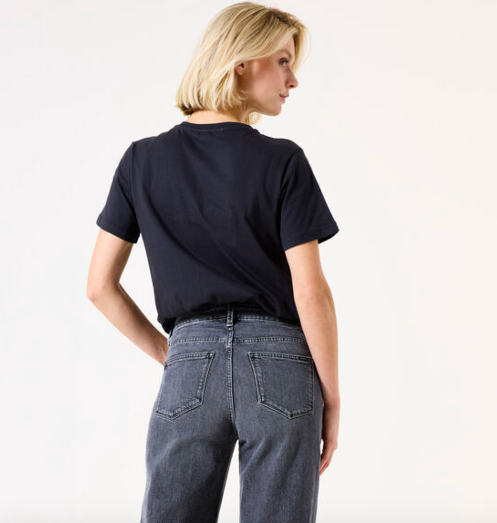 ANTRACITE TEE W/STARS AND STUDS