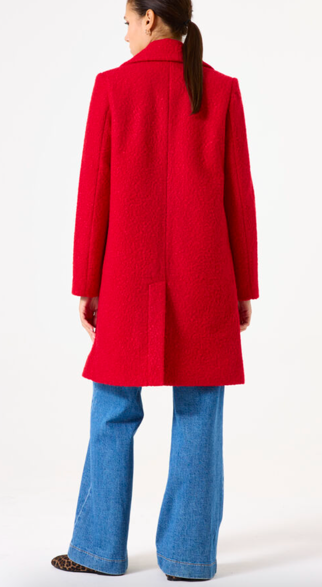 TRUE RED BOUCLE TEDDY GARCIA JACKET