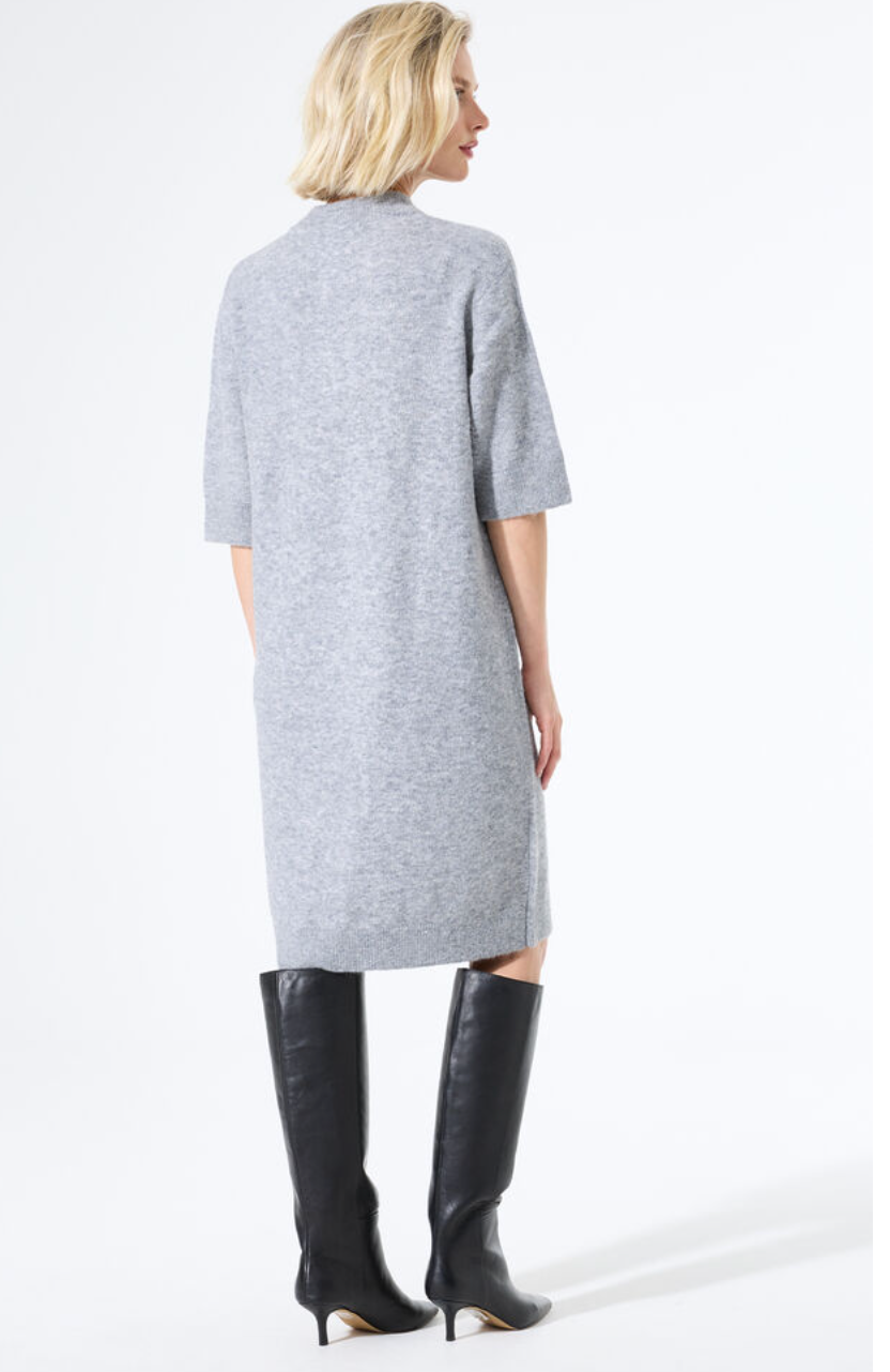 MIST HEATHER S/SLV SWEATER DR