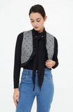 HEARTS TWEED GREY VEST