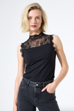GIRL GLAM BLACK LACE CAMI