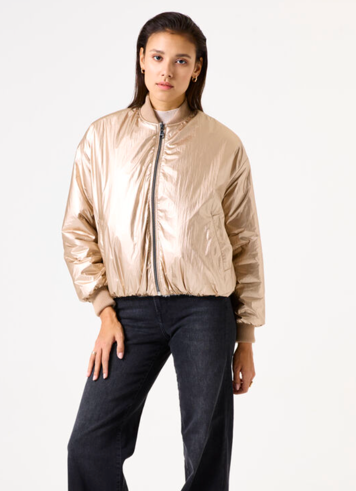 REVERSE IT GOLD FOIL FUR